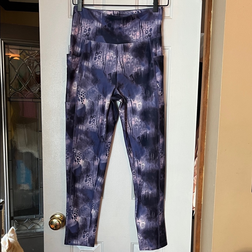 Bally Purple Patterned Leggings